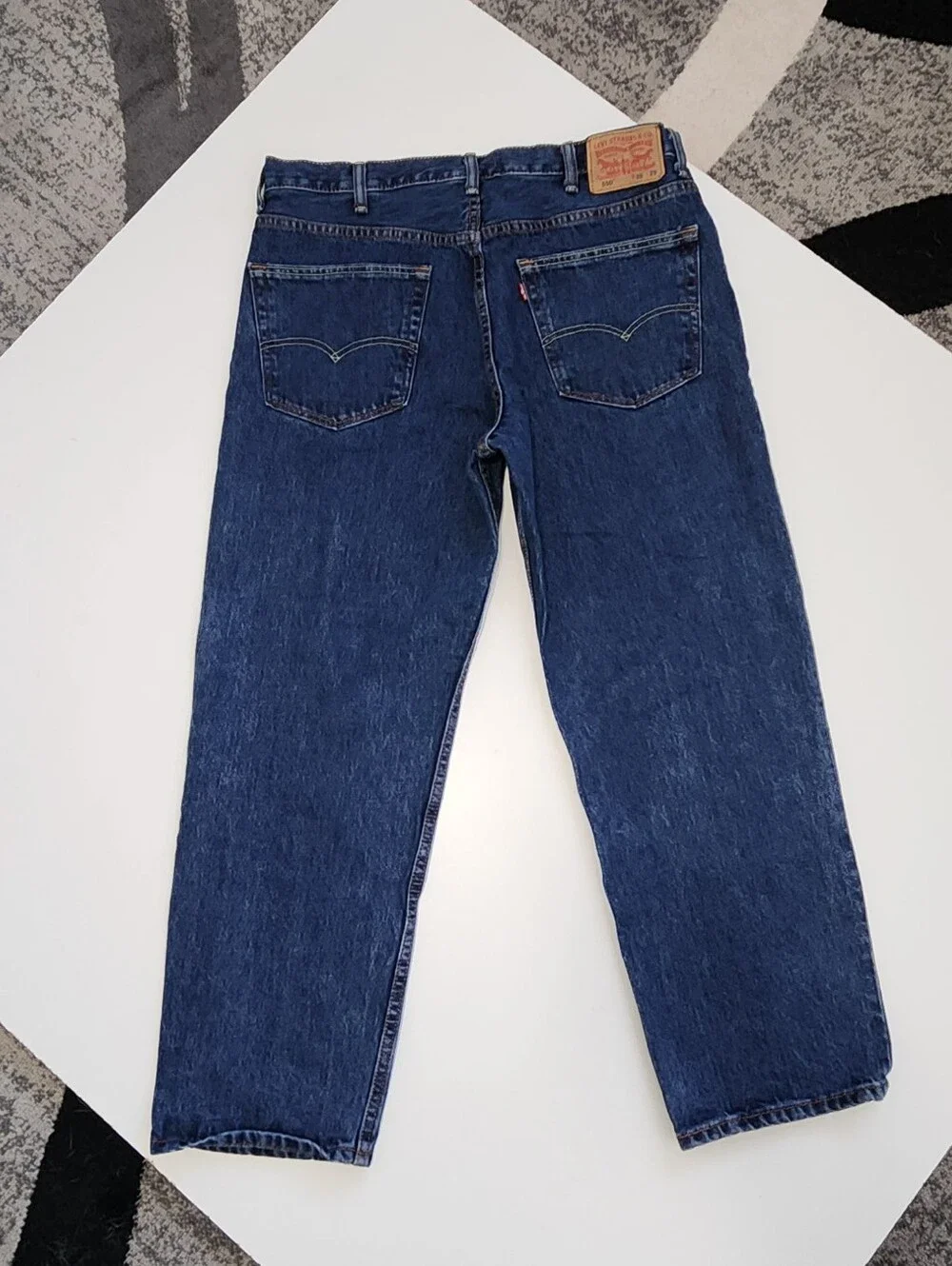 Levi's 550 Relaxed Fit Jeans Men's Size W38 L29 Dark Wash